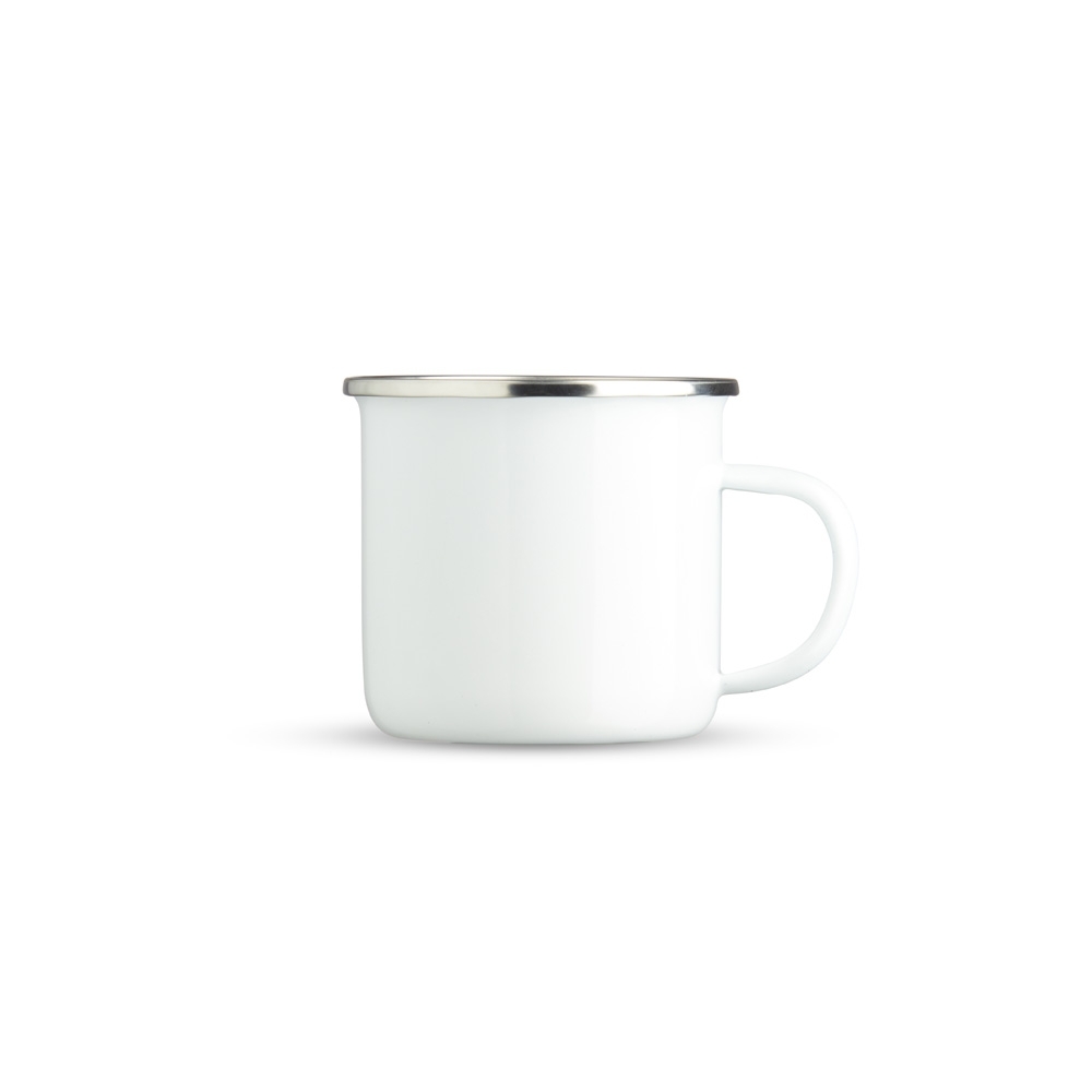 Caneca inox 370ml branca