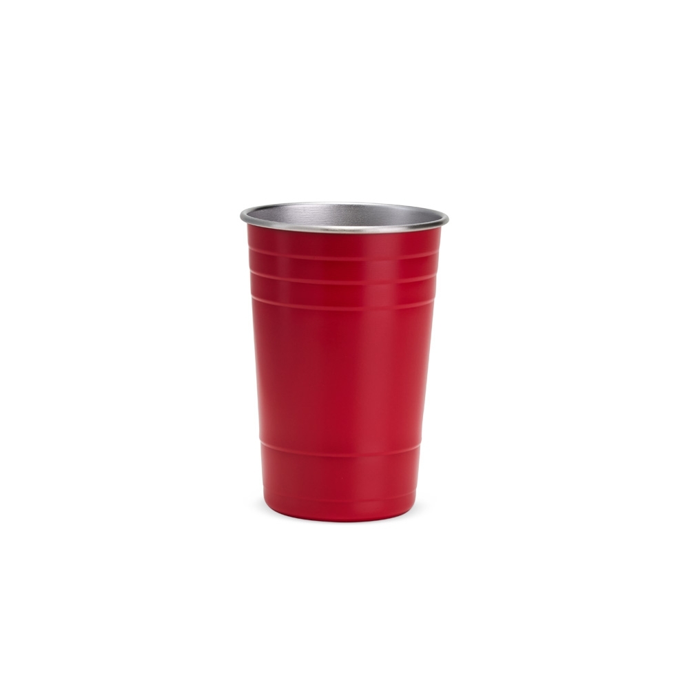 Copo inox 480ml vermelho