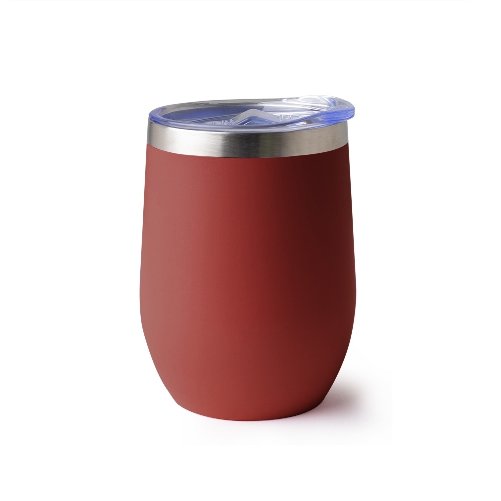 Copo térmico inox 320ml vermelho