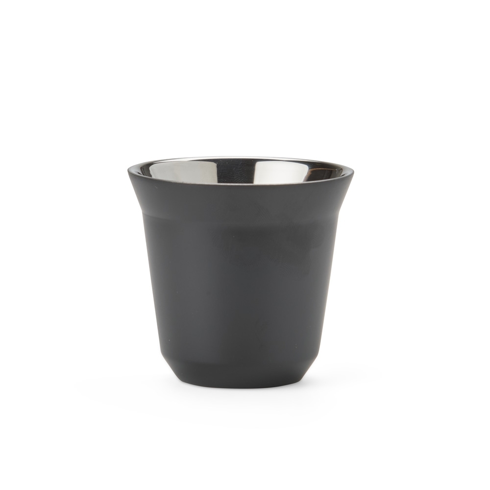 Copo térmico inox 80ml preto