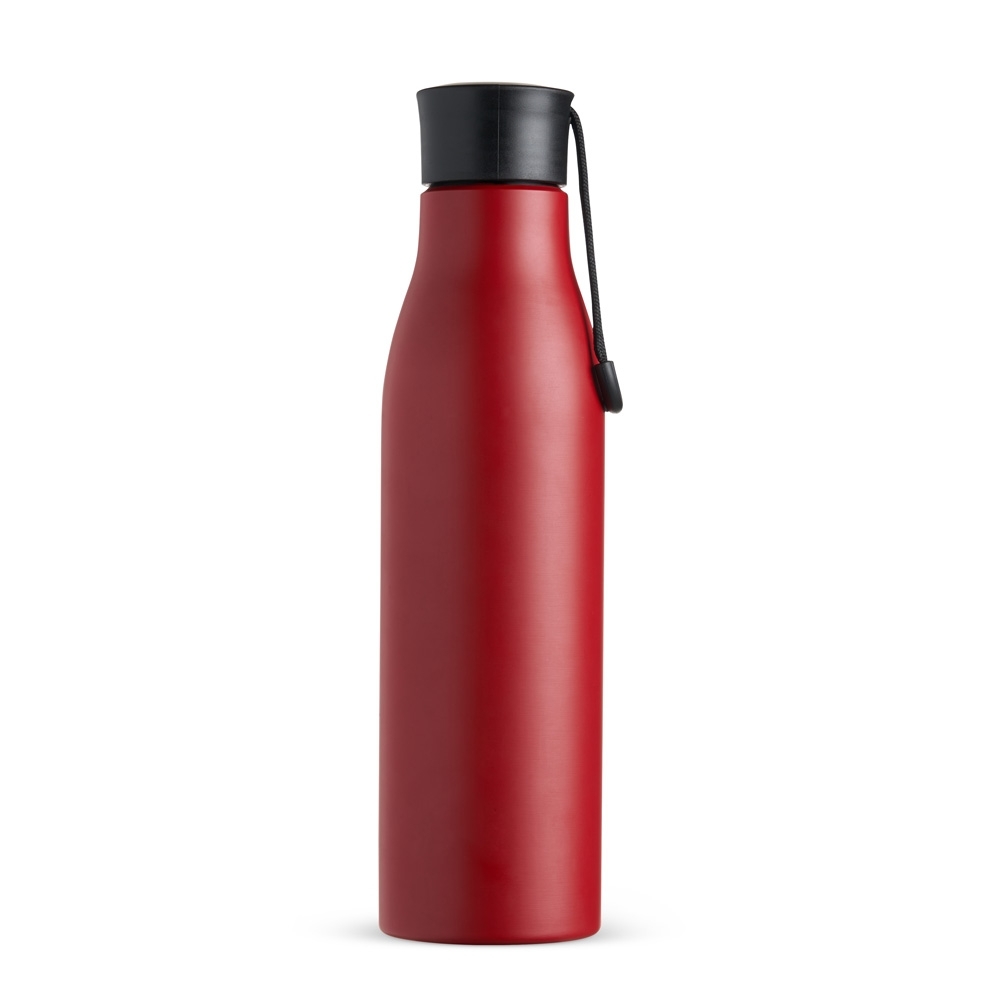 Garrafa inox 800ml vermelha