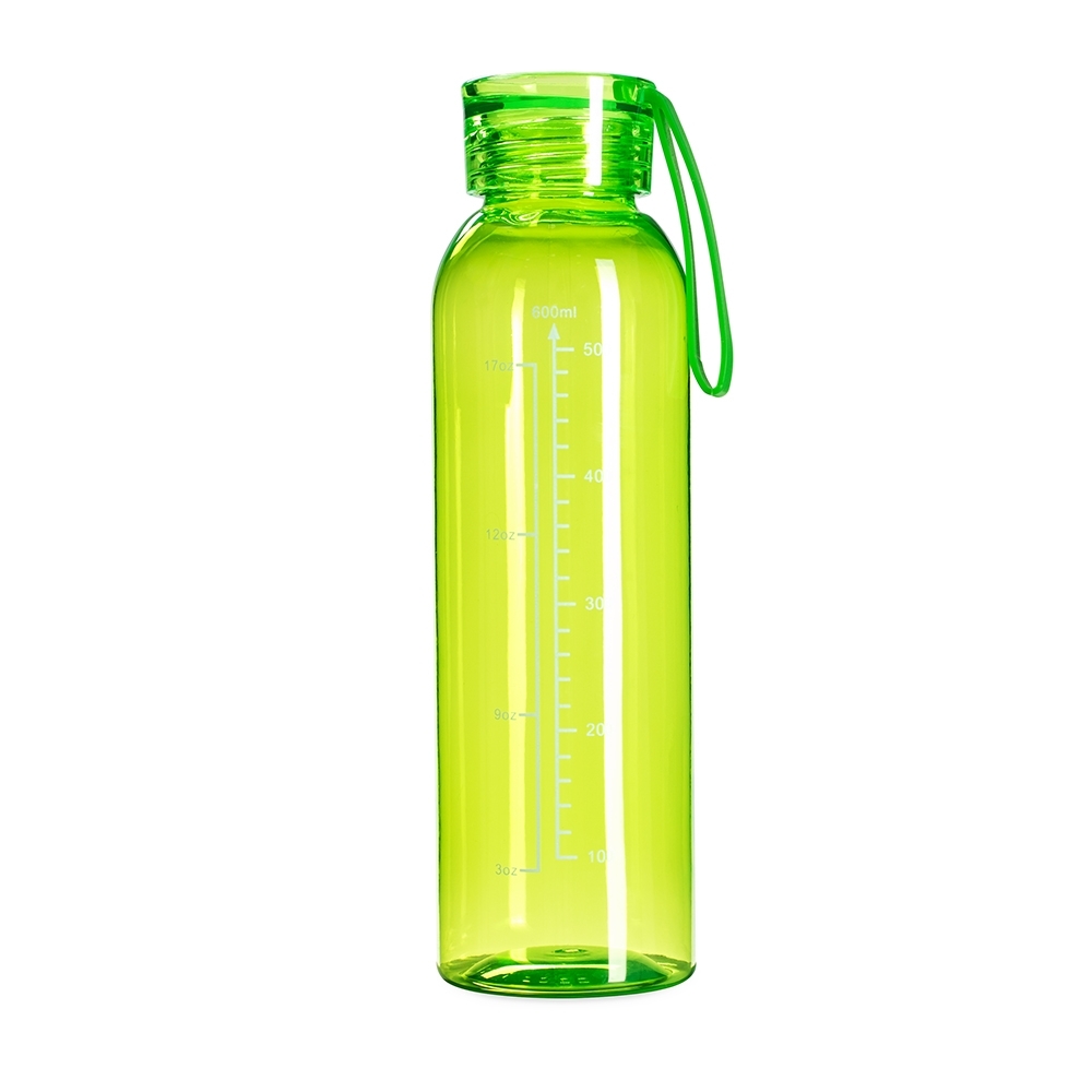 Garrafa plástica 640ml verde