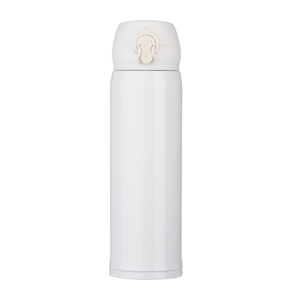 Garrafa térmica metal 400ml branca