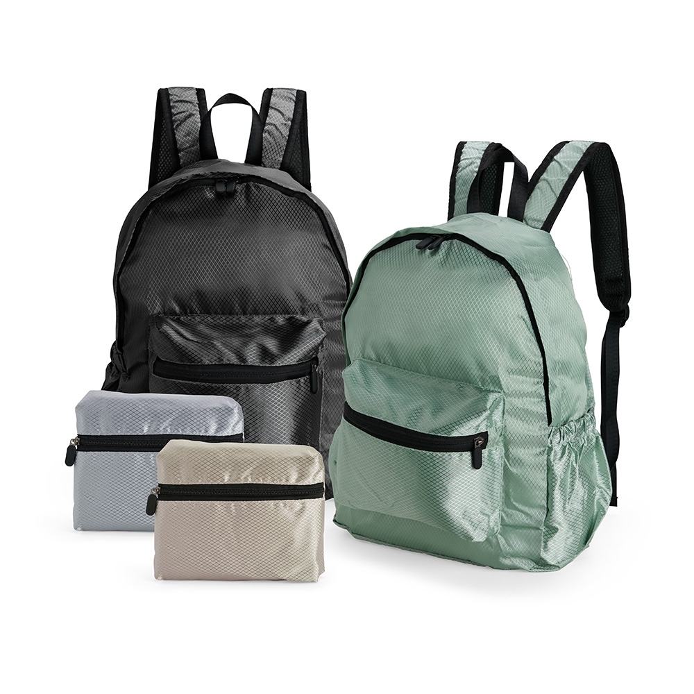 Mochila dobrável poliéster 18L