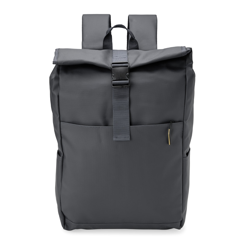 Mochila PU impermeável 23L cinza