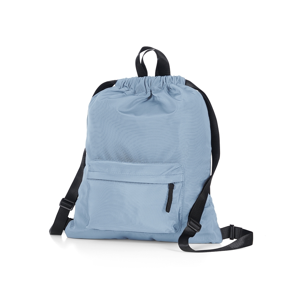 Mochila saco azul claro