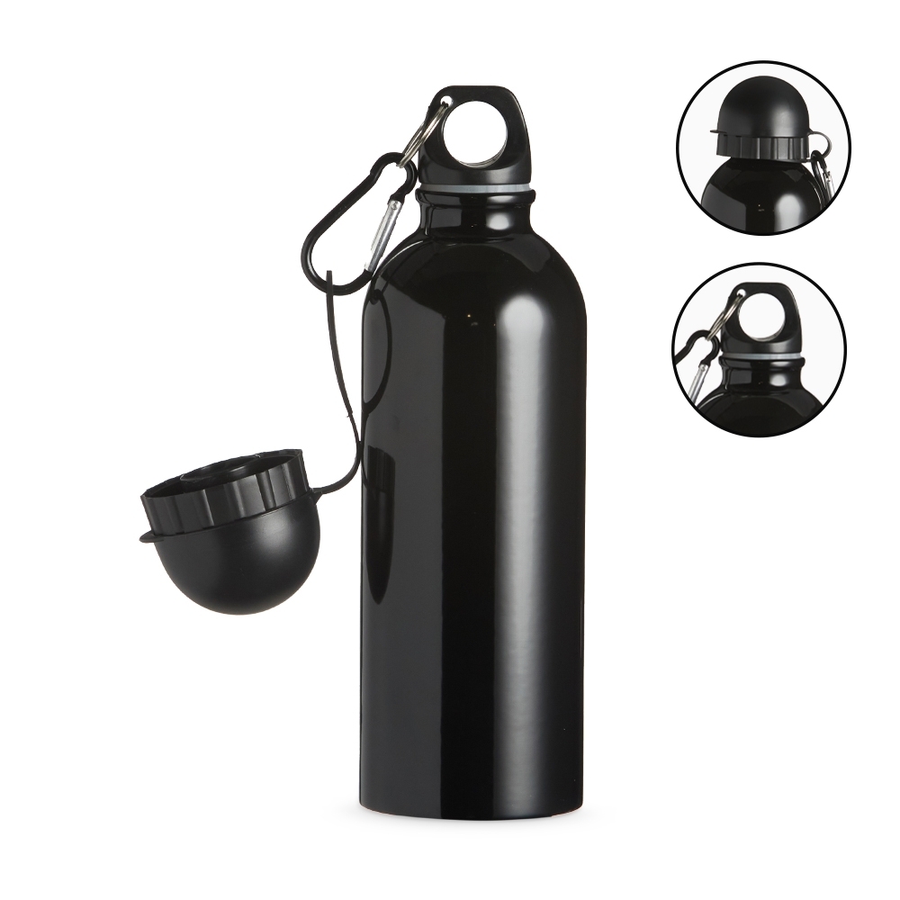 Squeeze inox 500ml preto
